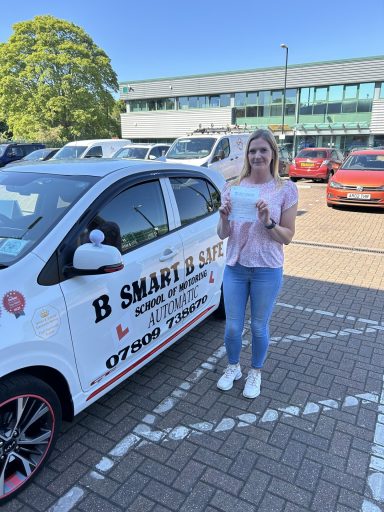 Laura Passed her driving test at 3.02pm with her 1st attempt 9th May 2025 Sidcup Test Centre