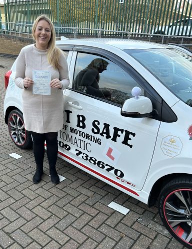 Jolene Passed her driving test with her 2nd attempt 18th November 2025 Sidcup Test Centre